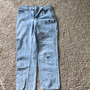 Heart jeans